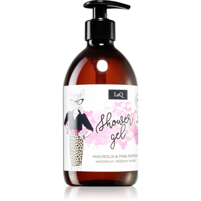 LaQ Kitten Magnolia svěží sprchový gel 500 ml - parfo.cz