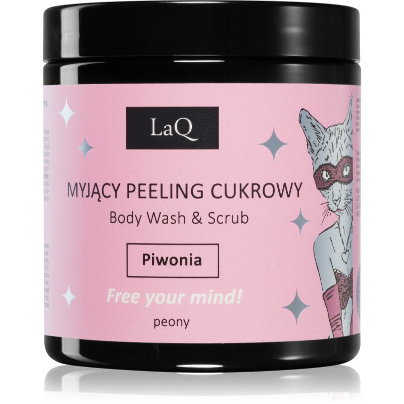 LaQ Kitten Peony čisticí peeling na tělo 220 g - parfo.cz