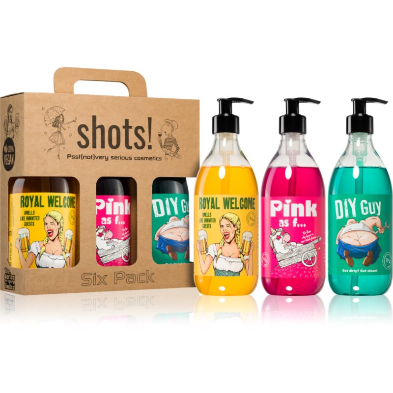 LaQ Shots! Six Pack dárková sada - parfo.cz
