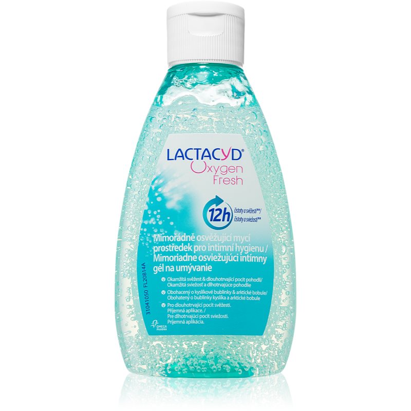 Lactacyd Oxygen Fresh osvěžující čisticí gel na intimní hygienu 200 ml - parfo.cz