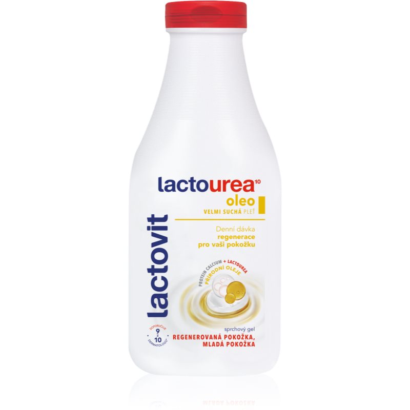 Lactovit LactoUrea Oleo regenerační sprchový gel pro velmi suchou pokožku 500 ml - parfo.cz