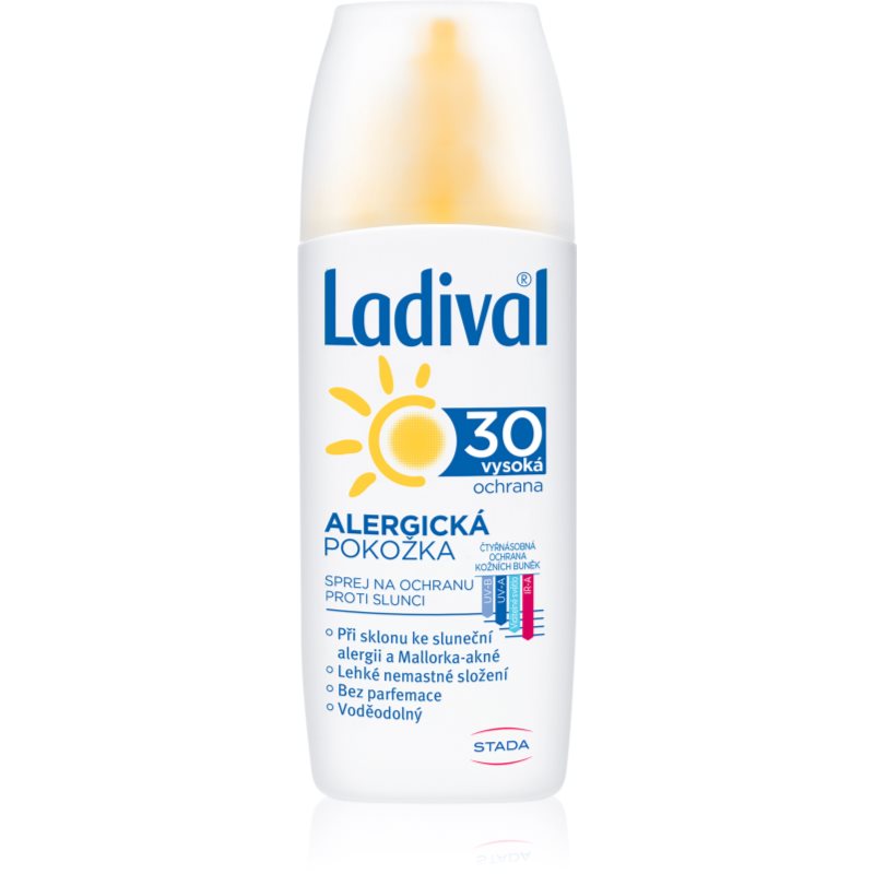 Ladival Alergická pokožka ochranný sprej proti slunečnímu záření SPF 30 150 ml - parfo.cz