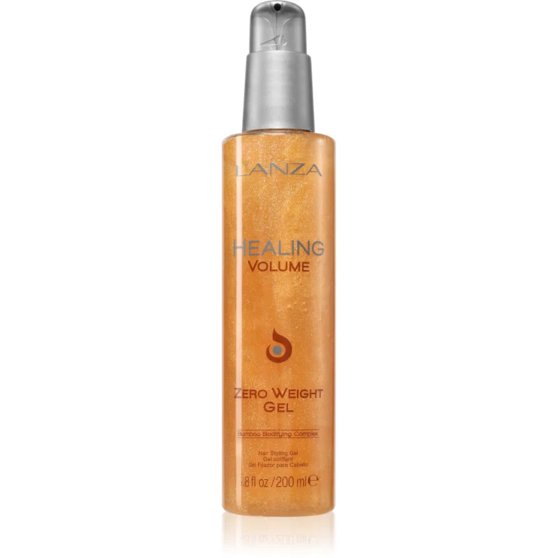 L'anza Healing Volume Zero Weight Gel stylingový gel pro jemné a zplihlé vlasy 200 ml - parfo.cz