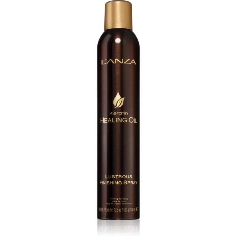 L'anza Keratin Healing Oil Lustrous Finishing Spray lak na vlasy se silnou fixací 350 ml - parfo.cz
