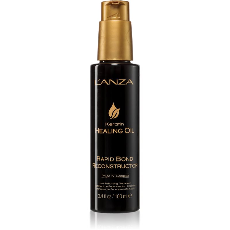 L'anza Keratin Healing Oil Rapid Bond Reconstructor bezoplachová vlasová péče 100 ml - parfo.cz