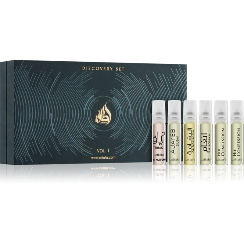 Lattafa Discovery Set Vol. 1 sada unisex 6x4 ml - parfo.cz