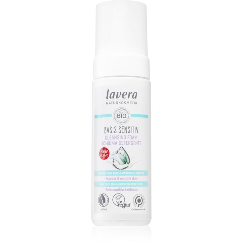 Lavera Basis Sensitiv jemná čisticí pěna pro citlivou pleť 150 ml - parfo.cz