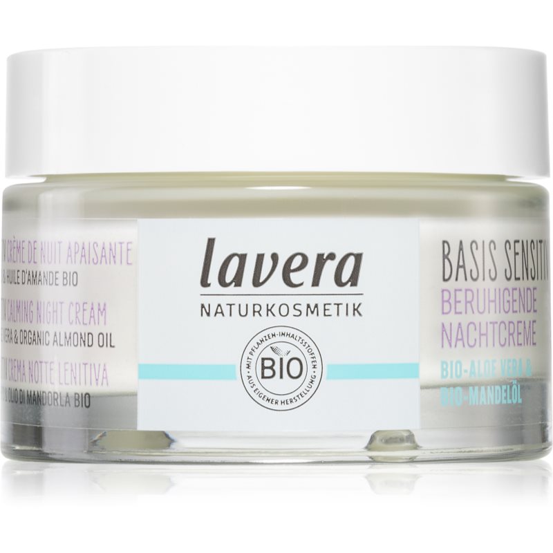 Lavera Basis Sensitiv zklidňující noční krém bez parfemace 50 ml - parfo.cz