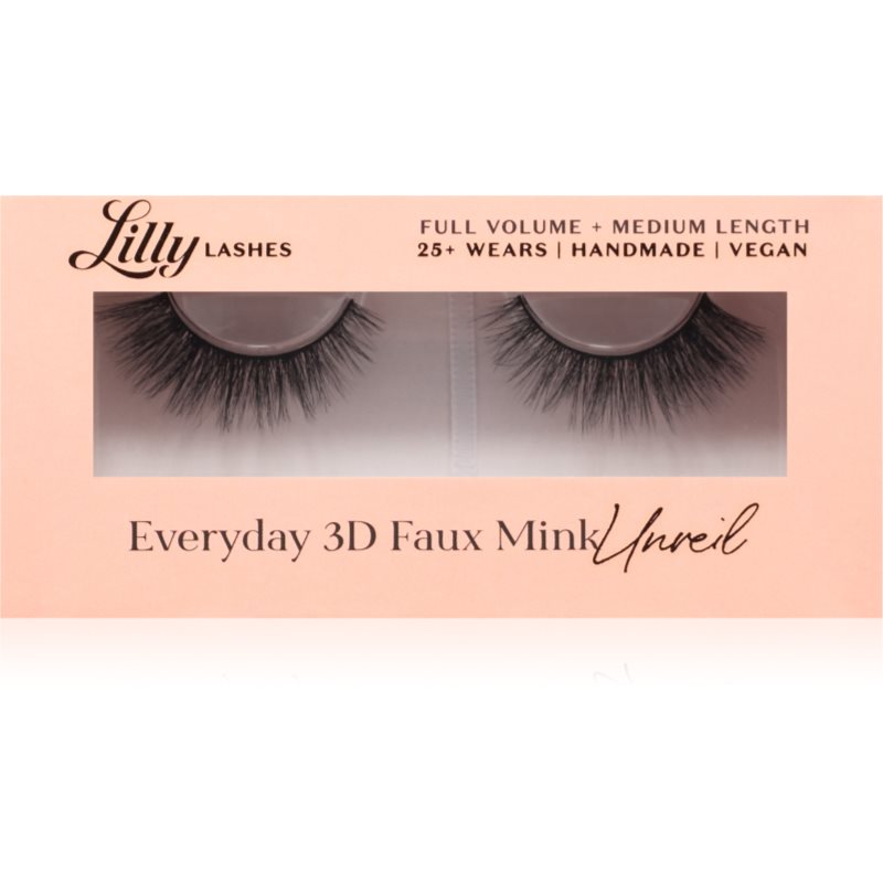 Lilly Lashes Everyday 3D Faux Mink umělé řasy typ Unveil 1 pár - parfo.cz
