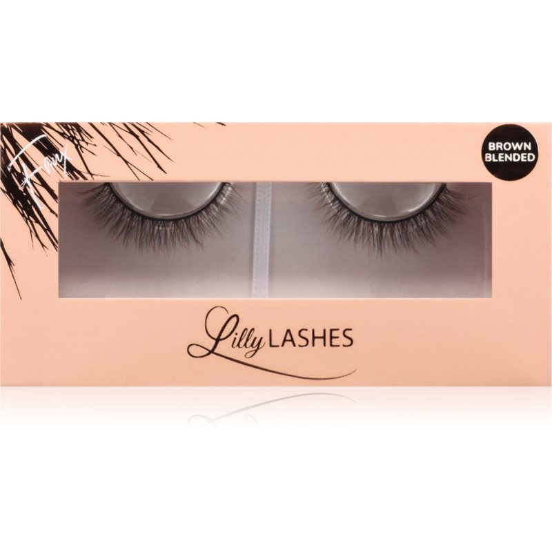 Lilly Lashes Everyday Faux Mink Brown Blended umělé řasy typ Naked 1 pár - parfo.cz