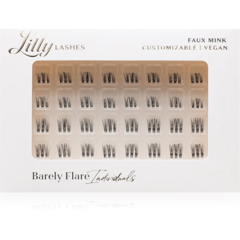 Lilly Lashes Individual Flares umělé řasy odstín Barely Flare 32 ks - parfo.cz