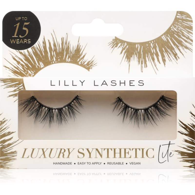 Lilly Lashes Luxury Synthetic Lite umělé řasy typ Exclusive 1 pár - parfo.cz