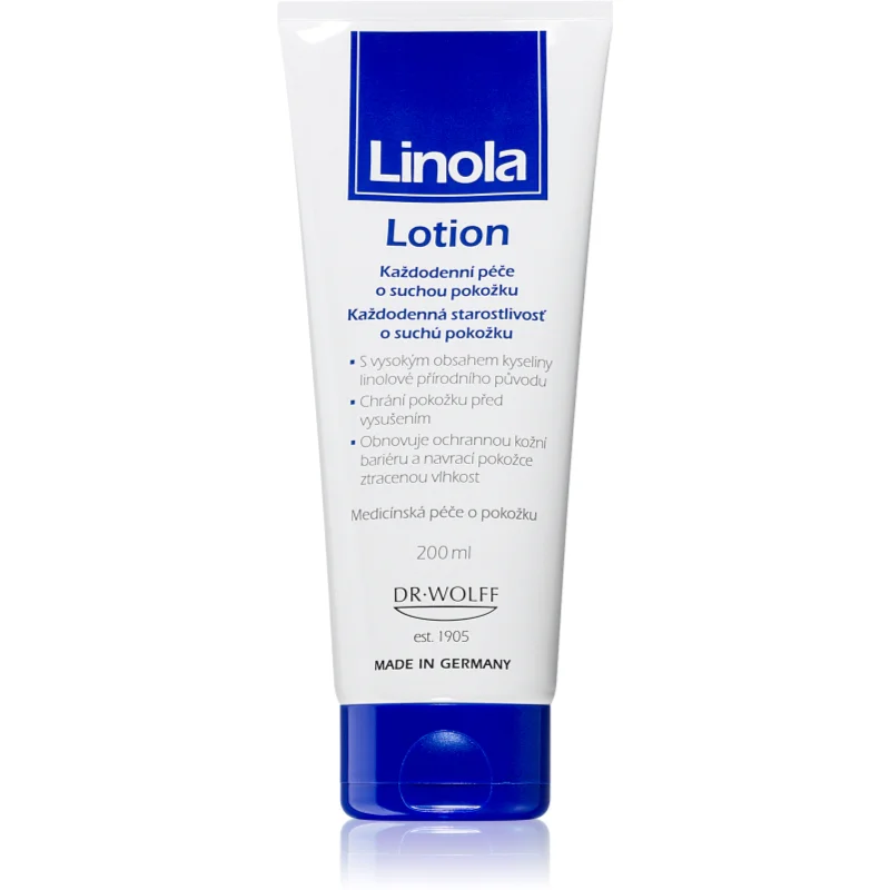 Linola Lotion hydratační a vyživující emulze pro suchou a citlivou pokožku 200 ml - parfo.cz
