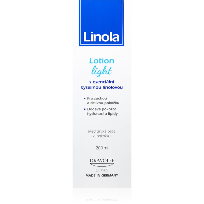 Linola Lotion light lehké tělové mléko pro citlivou pokožku 200 ml - parfo.cz