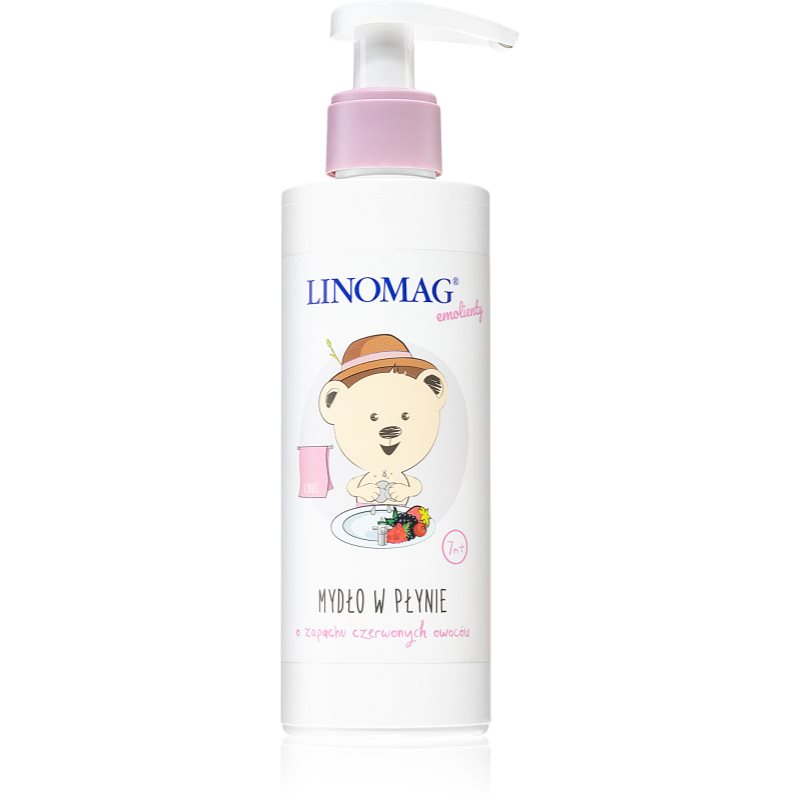 Linomag Emolienty Hand Soap Red Fruit tekuté mýdlo na ruce pro děti Red Fruit 200 ml - parfo.cz