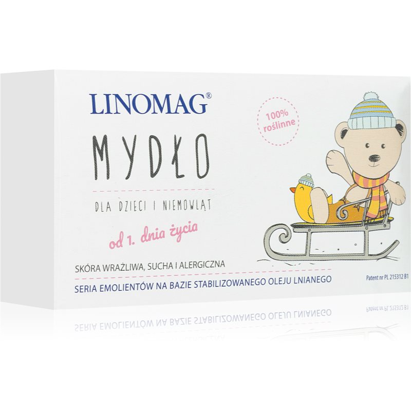 Linomag Soap for children and babies tuhé mýdlo pro děti od narození 100 g - parfo.cz