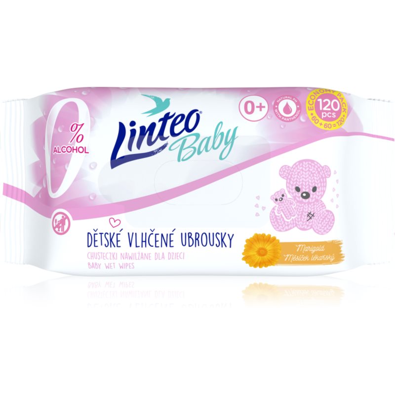 Linteo Baby vlhčené ubrousky 120 ks - parfo.cz
