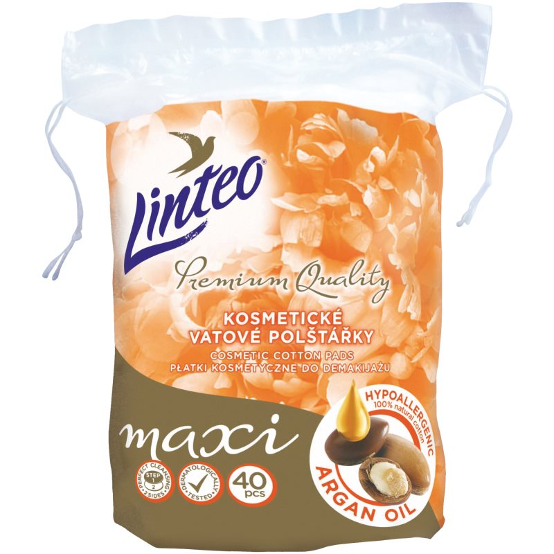 Linteo Premium Maxi odličovací tampony Argan Oil 40 ks - parfo.cz