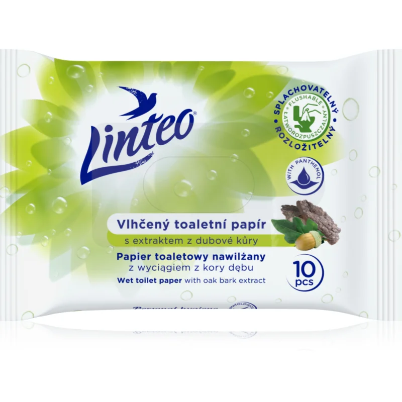 Linteo Wet Toilet Paper vlhčený toaletní papír 10 ks - parfo.cz