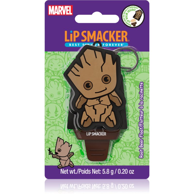 Lip Smacker Marvel Guardians of the Galaxy klíčenka s balzámem pro děti Groot (Root Beer Float) 5