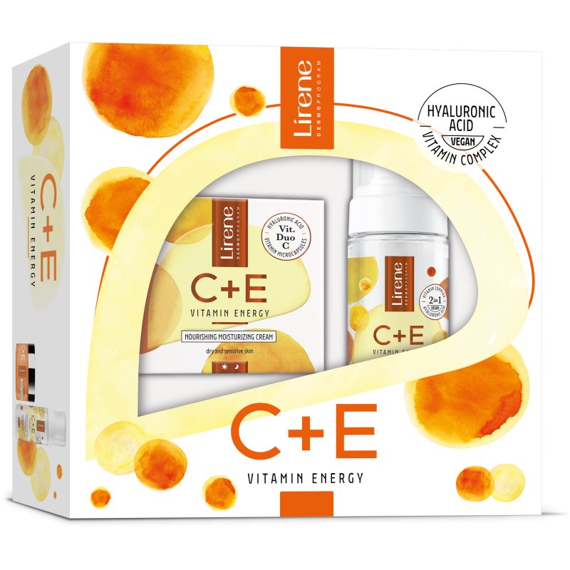 Lirene Vitamin C+E dárková sada pro suchou až citlivou pleť pro ženy - parfo.cz