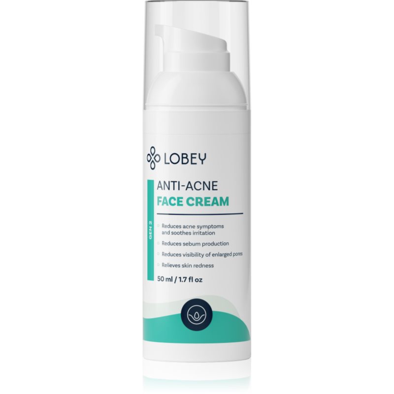 Lobey Skin Care Anti-Acne Face Cream krém na aknózní pleť 50 ml - parfo.cz
