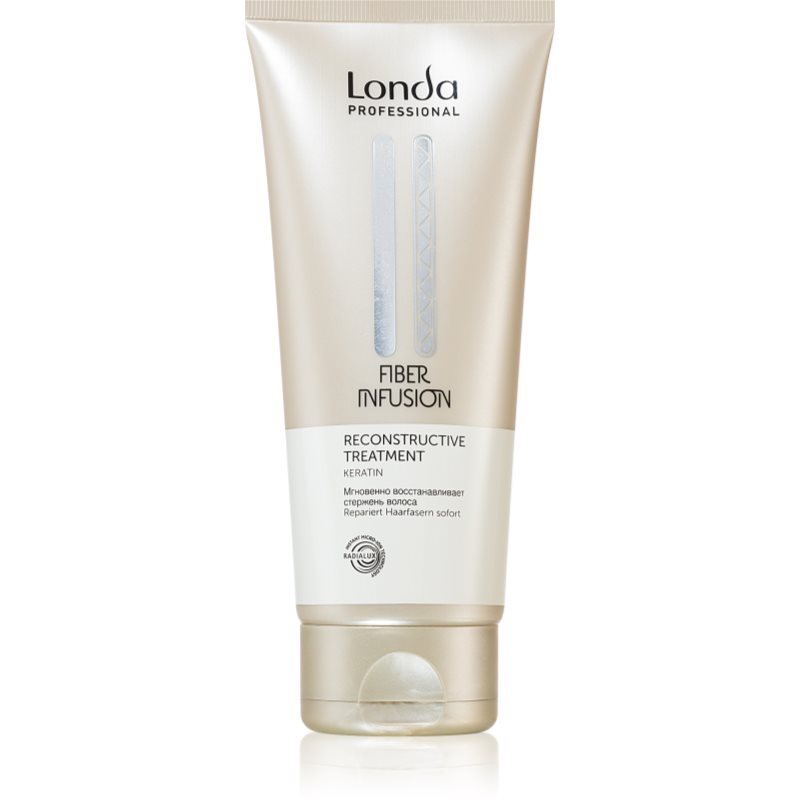 Londa Professional Fiber Infusion In-Salon Reconstructive Treatment obnovující maska pro poškozené vlasy s keratinem 200 ml - parfo.cz