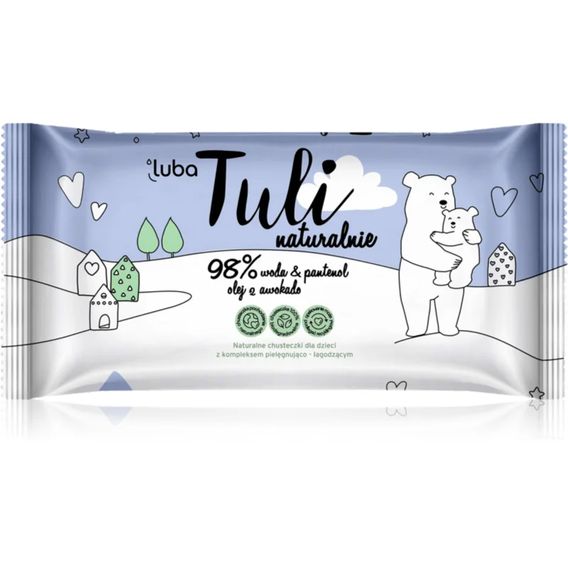 Luba Tuli Panthenol & Avocado Oil vlhčené ubrousky pro děti 50 ks - parfo.cz