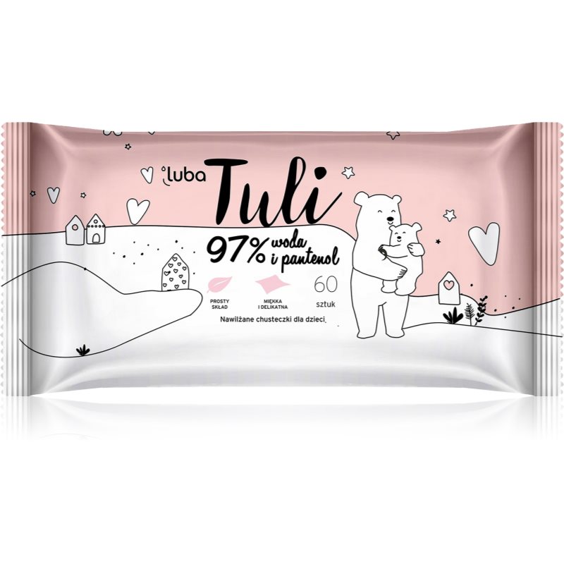 Luba Tuli Panthenol vlhčené ubrousky pro děti 60 ks - parfo.cz