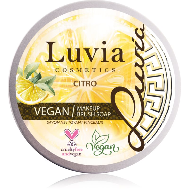 Luvia Cosmetics Brush Soap čisticí mýdlo pro kosmetické štětce s vůní Citro 100 g - parfo.cz