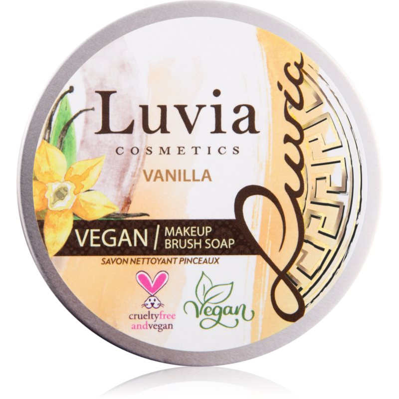 Luvia Cosmetics Brush Soap čisticí mýdlo pro kosmetické štětce s vůní Vanilla 100 g - parfo.cz