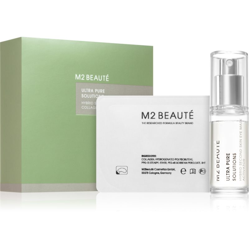 M2 Beauté Ultra Pure Solutions Hybrid Second Skin kolagenová maska na oční okolí 30 ml - parfo.cz