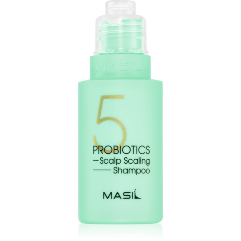 MASIL 5 Probiotics Scalp Scaling hloubkově čisticí šampon proti mastným lupům 50 ml - parfo.cz