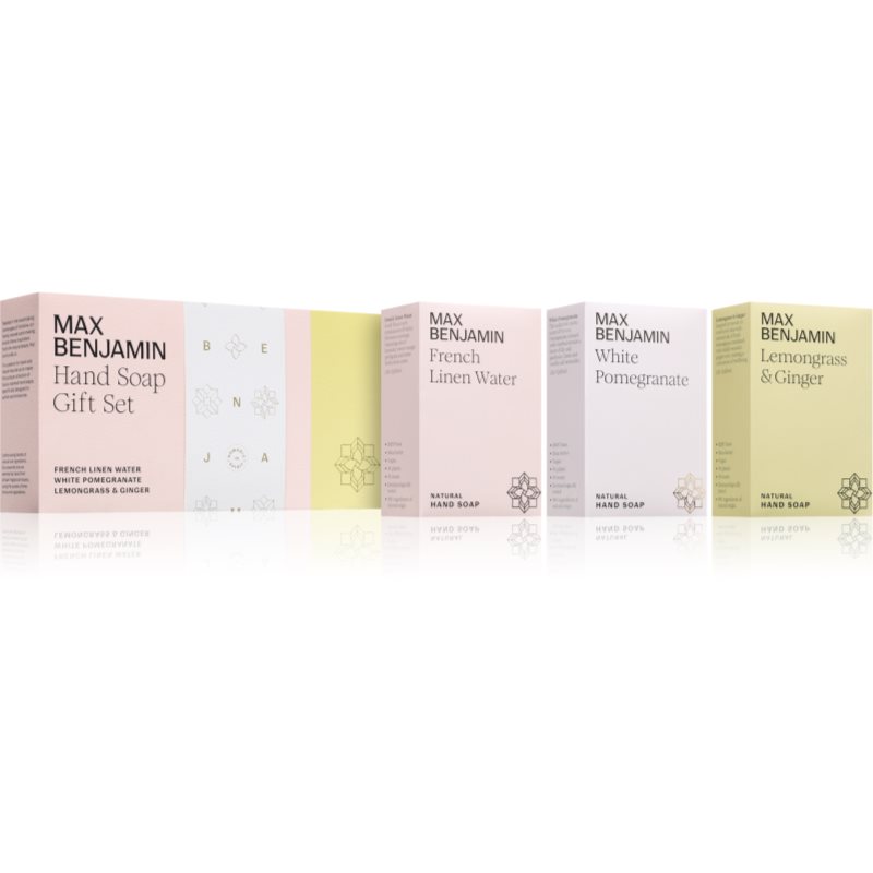MAX Benjamin Hand Soap Gift Set tuhé mýdlo na ruce dárková sada - parfo.cz