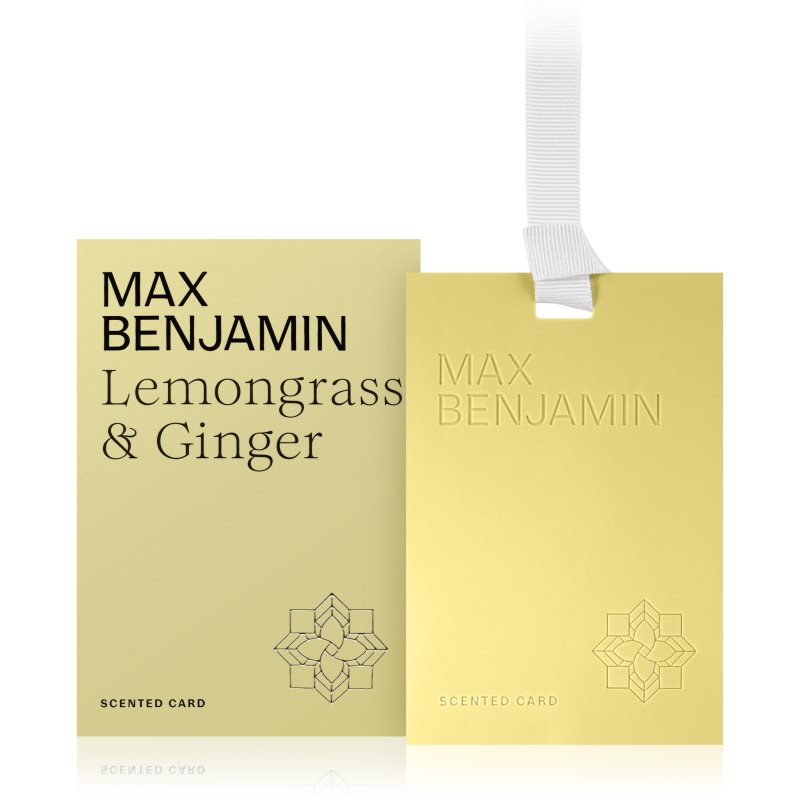 MAX Benjamin Lemongrass & Ginger vonná karta 1 ks - parfo.cz