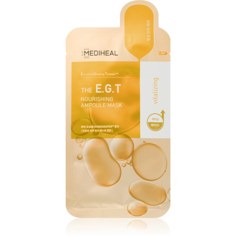 MEDIHEAL Ampoule Mask The E.G.T vyživující plátýnková maska se zklidňujícím účinkem 25 ml - parfo.cz