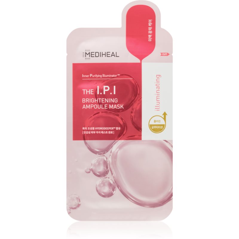 MEDIHEAL Ampoule Mask The I.P.I rozjasňující plátýnková maska s vyživujícím účinkem 27 ml - parfo.cz