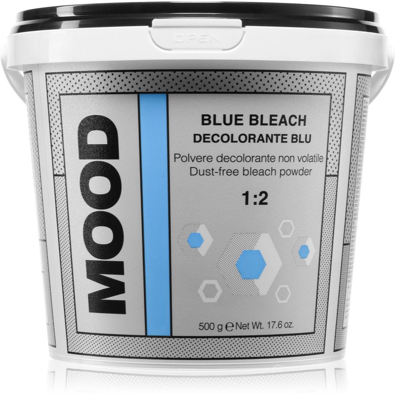 MOOD Blue Bleach odbarvovač na vlasy 500 g - parfo.cz