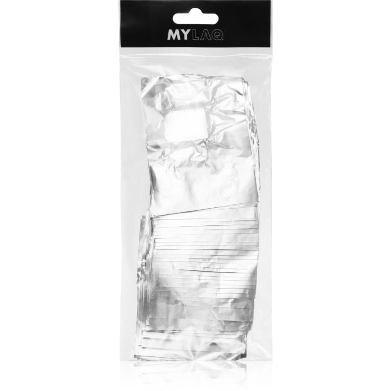 MYLAQ Foil Nails Wraps odstraňovač gelových laků 50 ks - parfo.cz