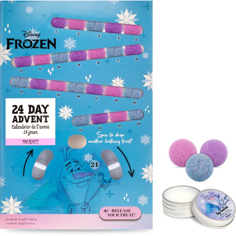 Mad Beauty Frozen Advent adventní kalendář 24 ks - parfo.cz
