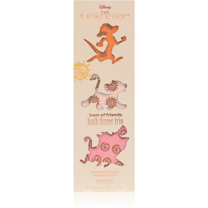 Mad Beauty Lion King Trio koupelová bomba 3x50 g - parfo.cz