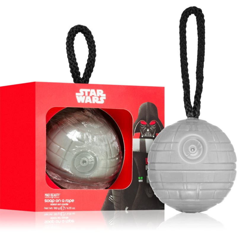 Mad Beauty Star Wars Death Star tuhé mýdlo s ženšenem 180 g - parfo.cz