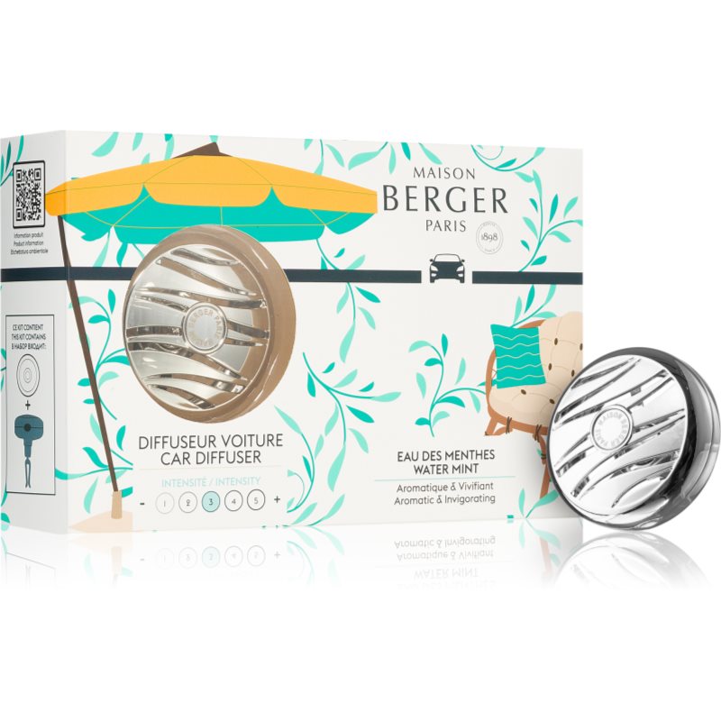 Maison Berger Paris Summer Mint Water vůně do auta 1 ks - parfo.cz
