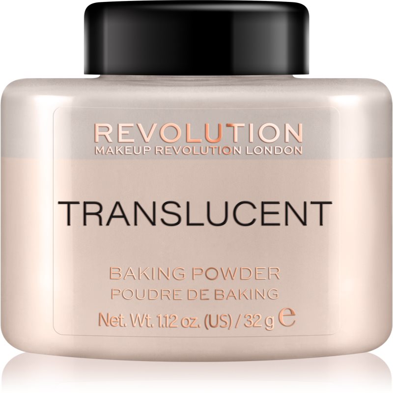 Makeup Revolution Baking Powder sypký pudr odstín Translucent 32 g - parfo.cz