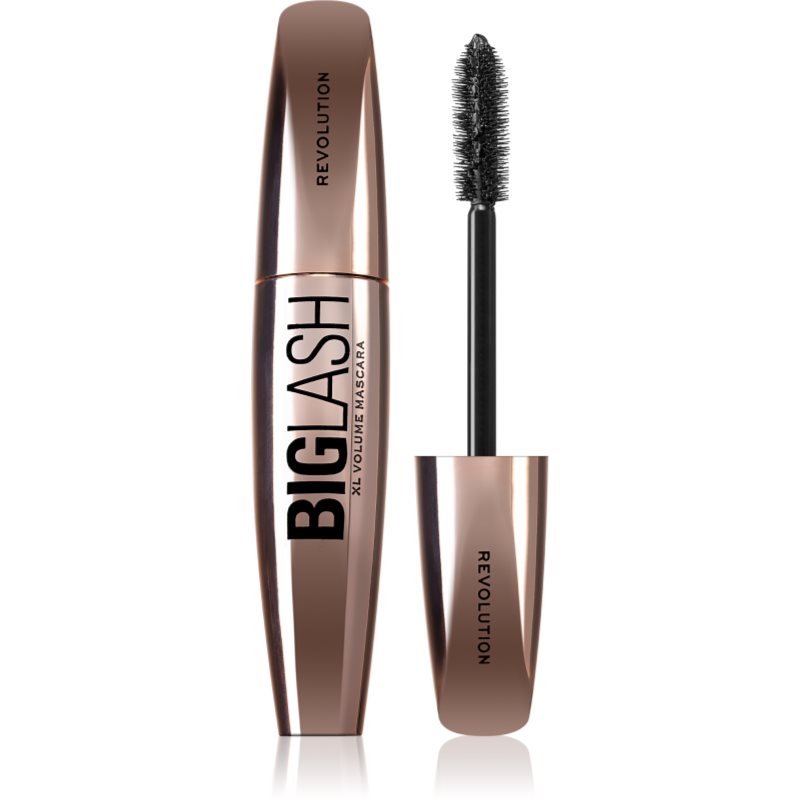 Makeup Revolution Big Lash Volume objemová a prodlužující řasenka odstín Black 8 ml - parfo.cz