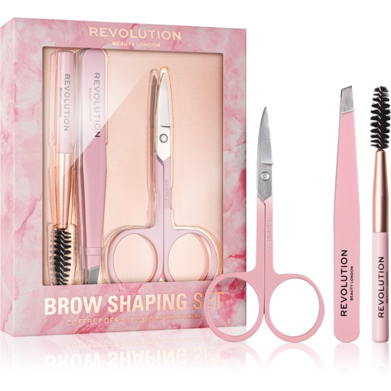 Makeup Revolution Brow Shaping sada na obočí - parfo.cz
