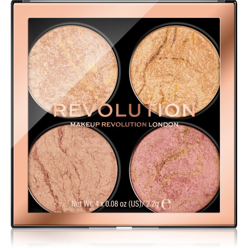 Makeup Revolution Cheek Kit paletka na tvář odstín Fresh Perspective 4 x 2.2 g - parfo.cz