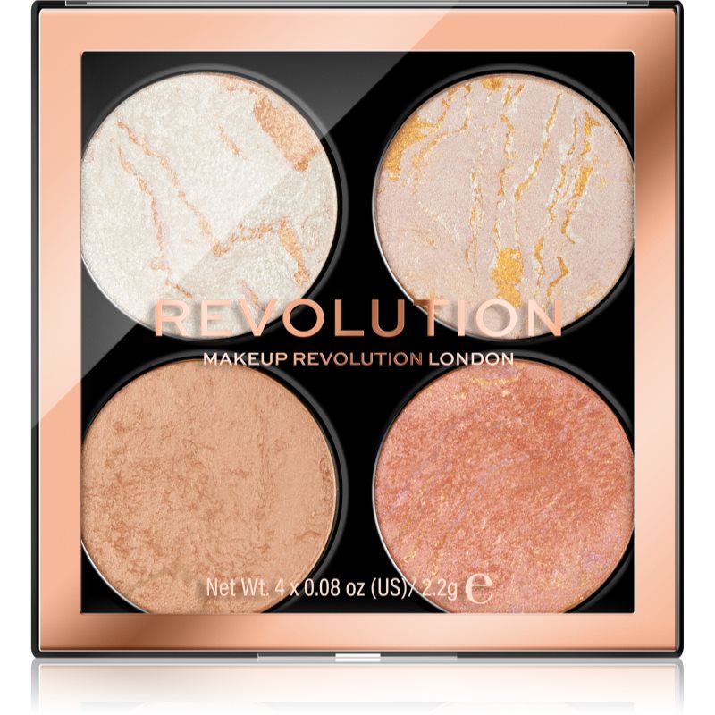 Makeup Revolution Cheek Kit paletka na tvář odstín Take a Breather 4 x 2.2 g - parfo.cz