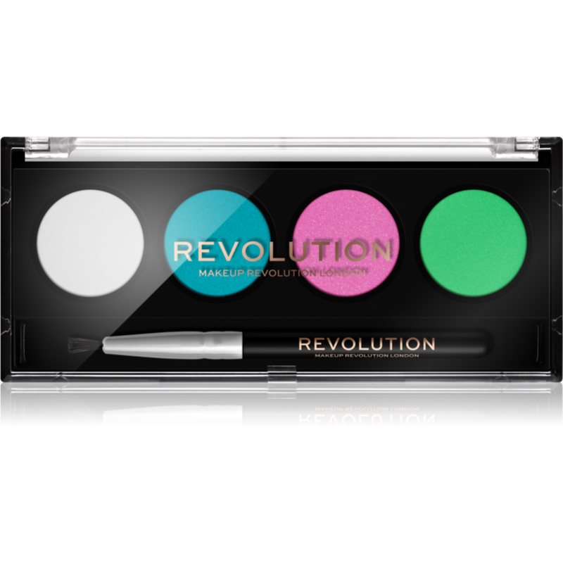 Makeup Revolution Graphic Liners oční linky se štětečkem odstín Pastel Dream 5