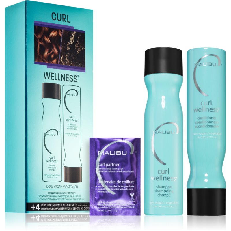 Malibu C Curl Wellness sada pro kudrnaté vlasy - parfo.cz